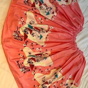 Mary Blair Umbrella Skirt EUC